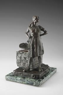 Oreste Labò - Contadina al pozzo