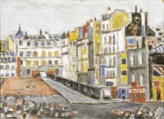 Orfeo Tamburi - Motivo a Montparnasse