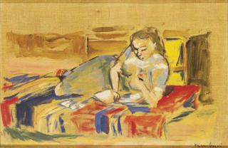 Orfeo Tamburi - Nudo sdraiato