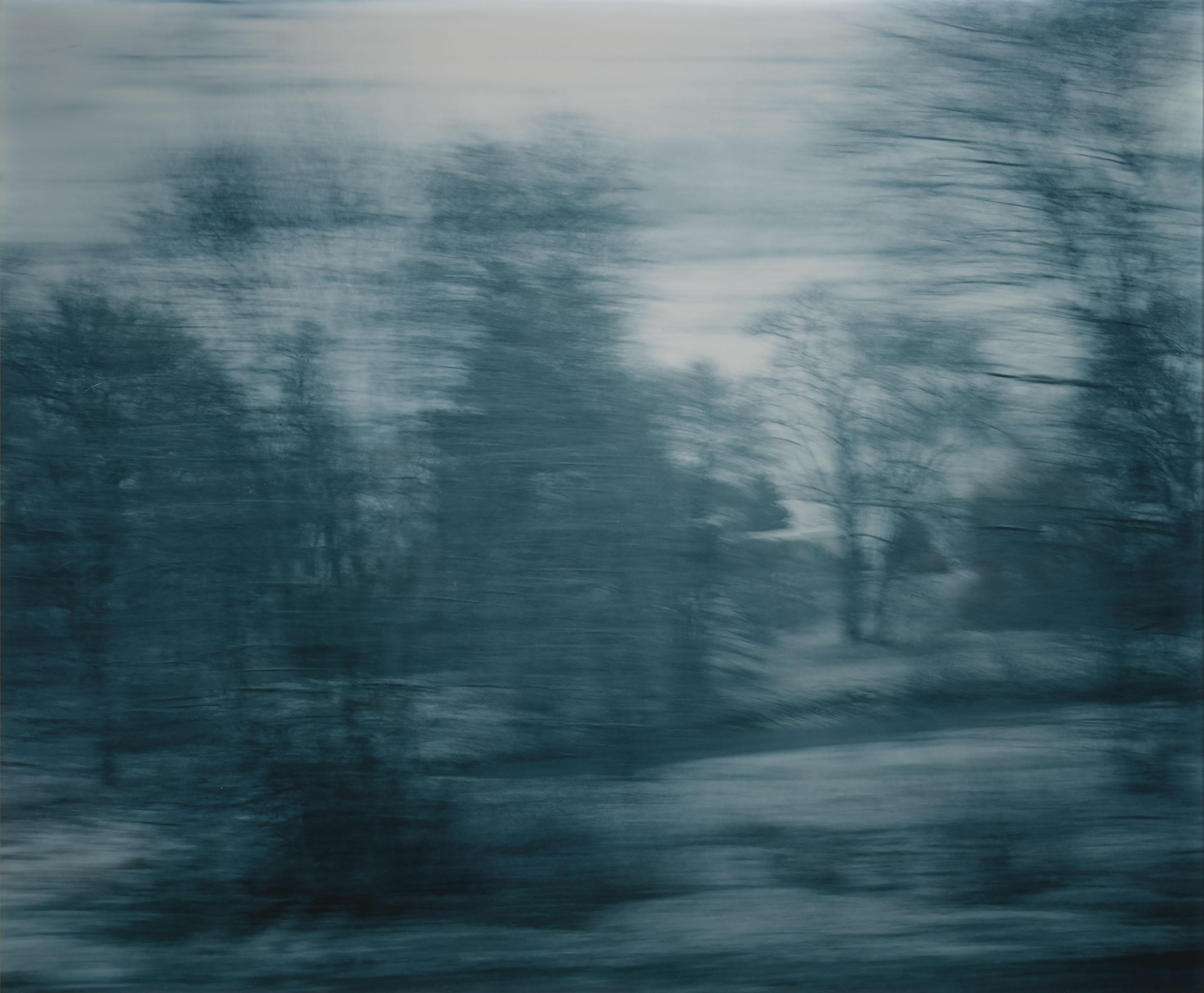 Ori Gersht - Untitled 1 to 5 (A Train Journey from Cracow to Auschwitz), de la série \'White Noise\', Pologne, 1999-2000