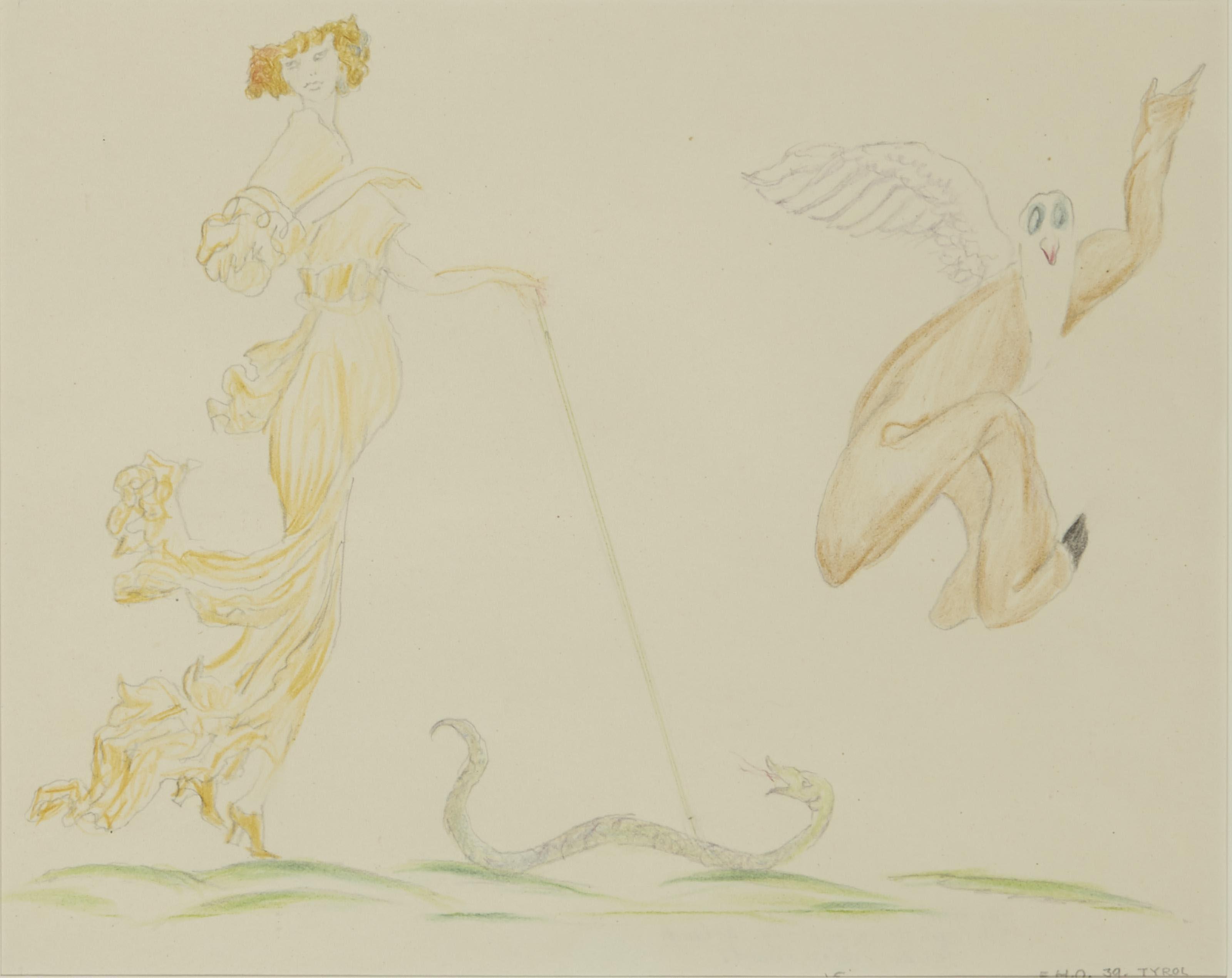 Orlando-Fritz Von Herzmanovsky - Sans titre