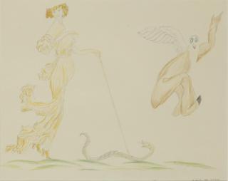 Orlando-Fritz Von Herzmanovsky - Sans titre