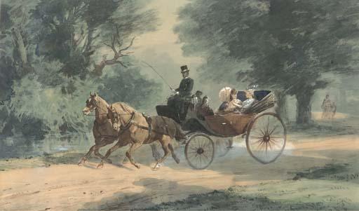 Orlando Norie - A ride in the park (illustrated); and Elegant company