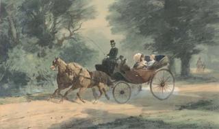 Orlando Norie - A ride in the park (illustrated); and Elegant company