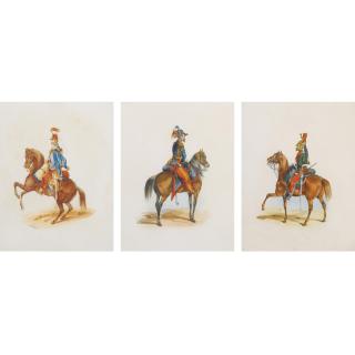 Orlando Norie - Mounted French Military Officers: 30 Works