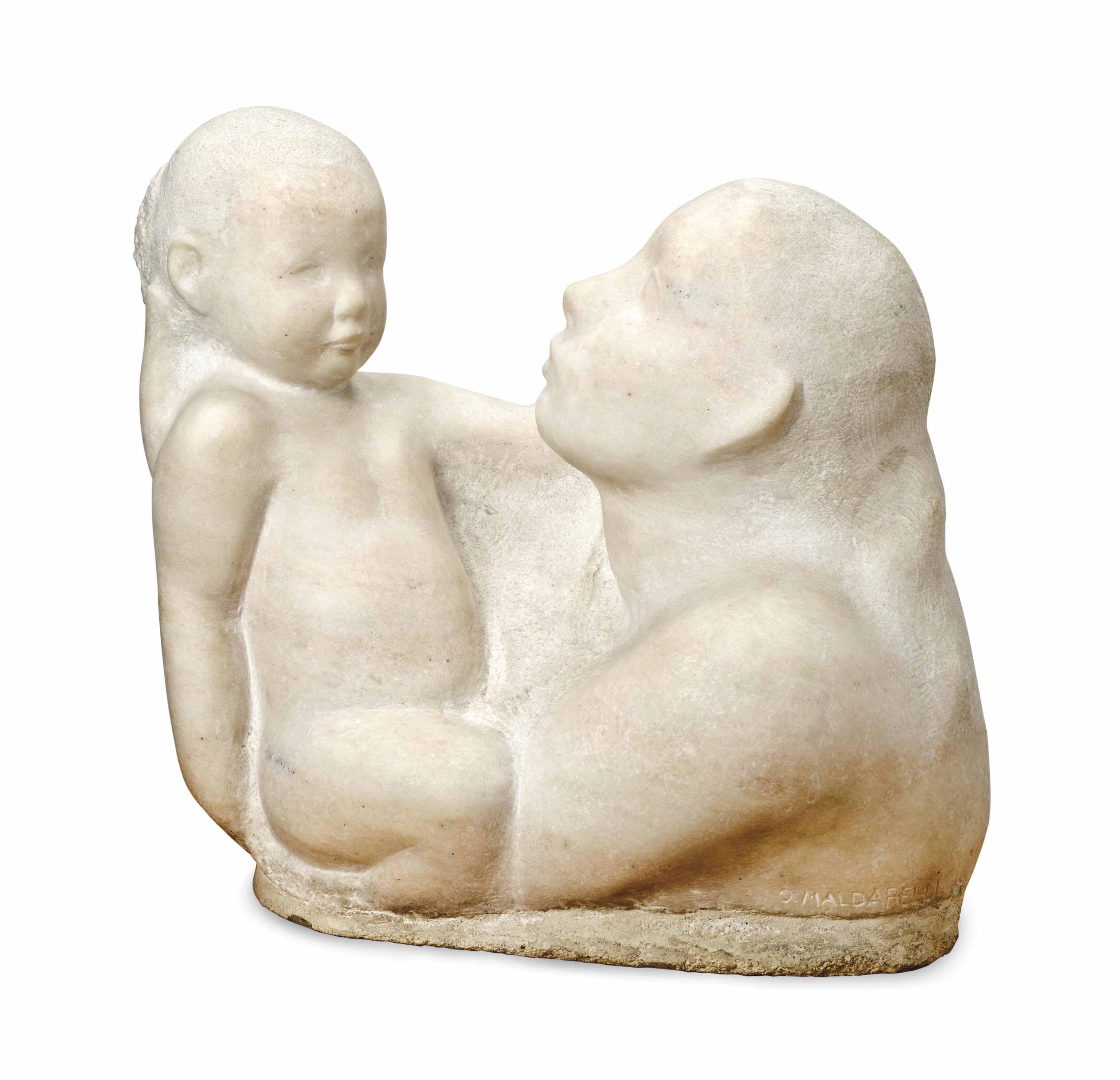 Oronzio Maldarelli - Untitled (Mother And Child)