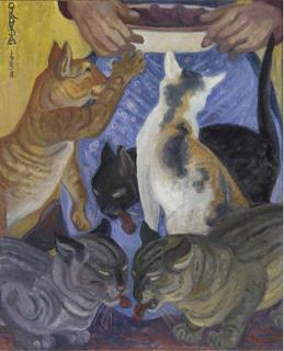 Orovida Camille Pissarro - Les Cinq Chats