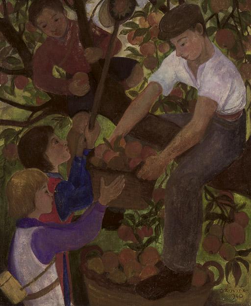 Orovida Pissarro - The Apple Harvest