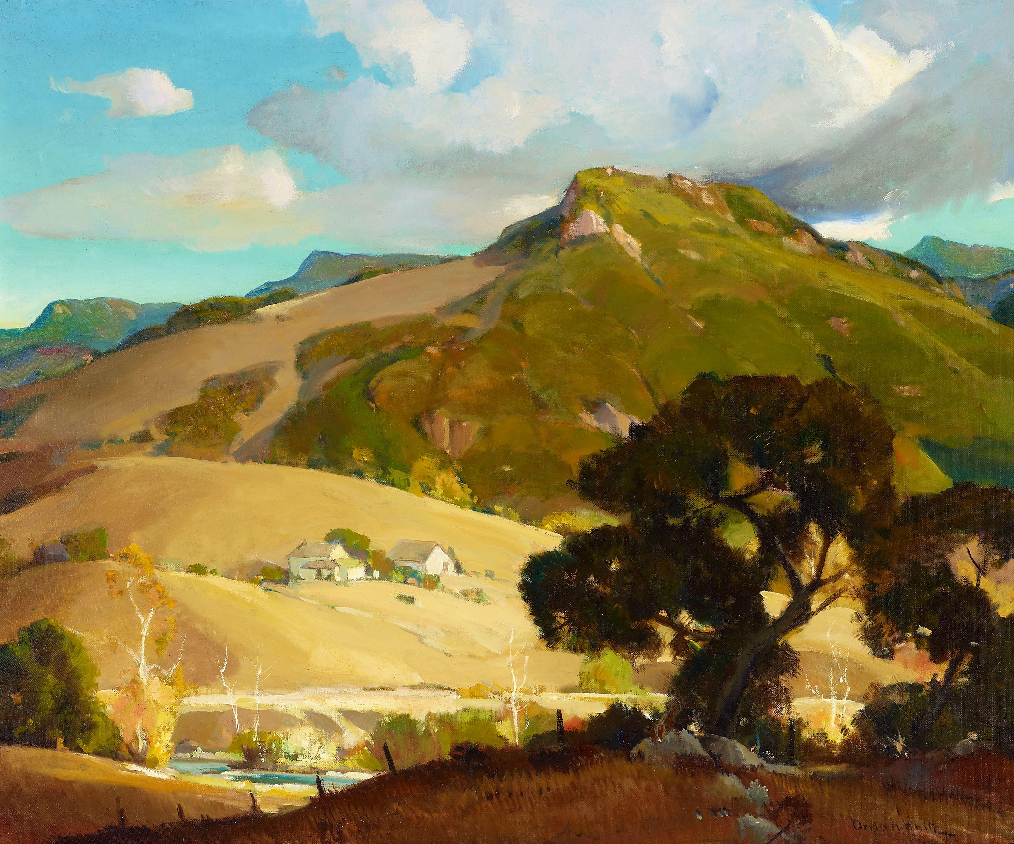 Orrin A. White - Brown Hillside (Pasadena)