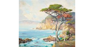 Orrin A. White - Monterey Landscape 25 x 30 in. unframed