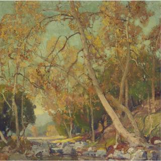 Orrin Augustine White - Autumn Sycamores