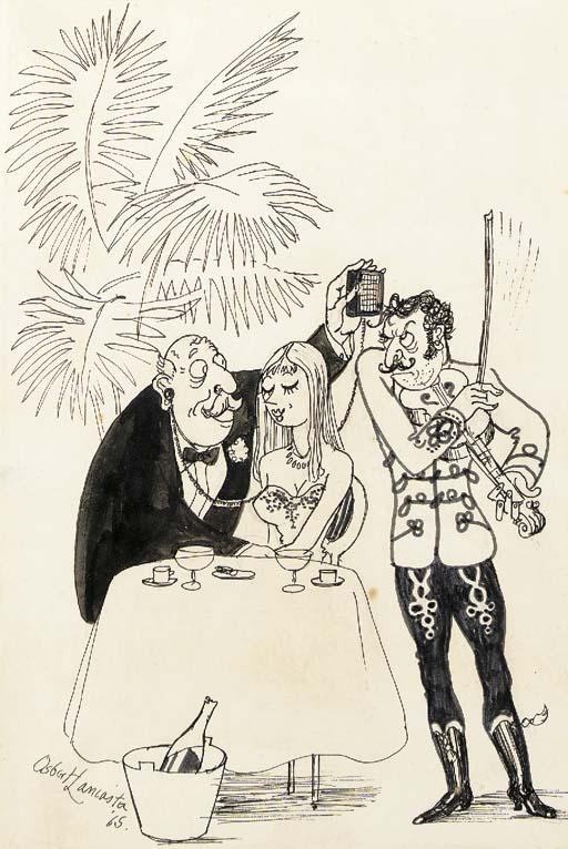 Osbert Lancaster - The Gypsy violinist