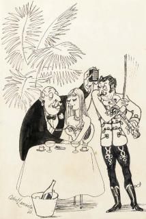 Osbert Lancaster - The Gypsy violinist