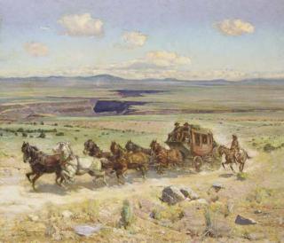 Oscar Berninghaus - Overland Mail