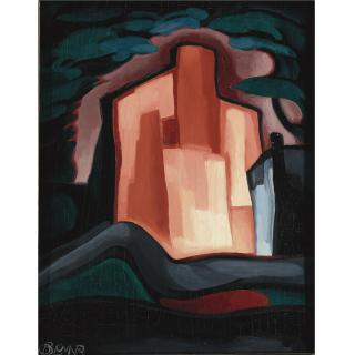 Oscar Bluemner - A House in the Night