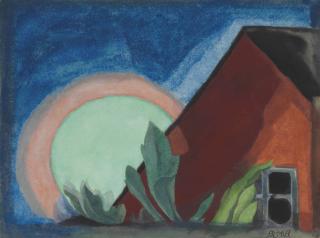 Oscar Bluemner - Asleep (Vernal Moon)
