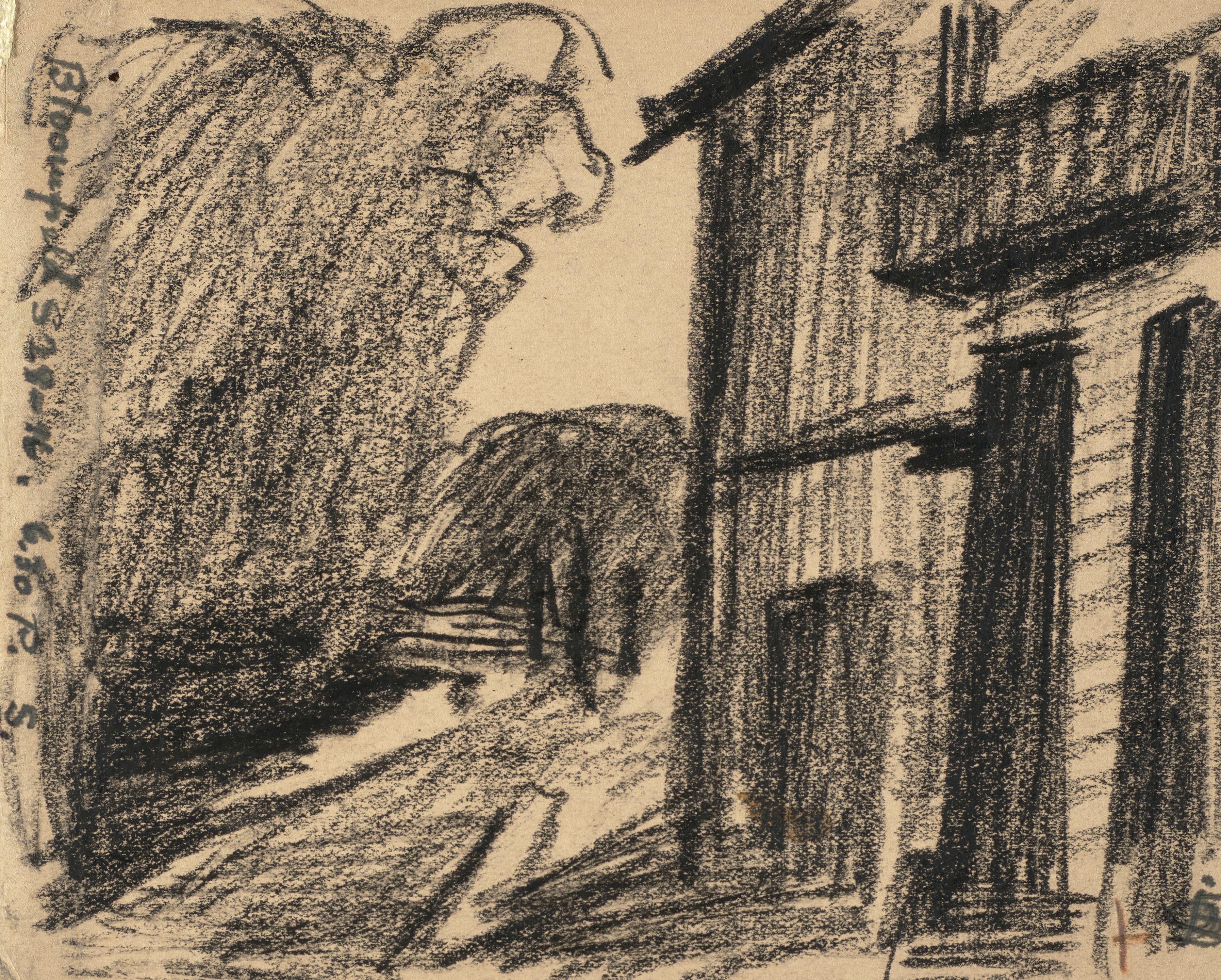 Oscar Bluemner - East Side of Plane Looking South, Bloomfield, New Jersey