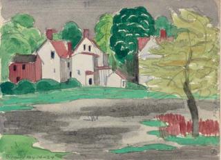 Oscar Bluemner - Frog Pond, Bloomfield
