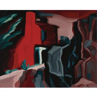 Oscar Bluemner - Red Night. Thoughts