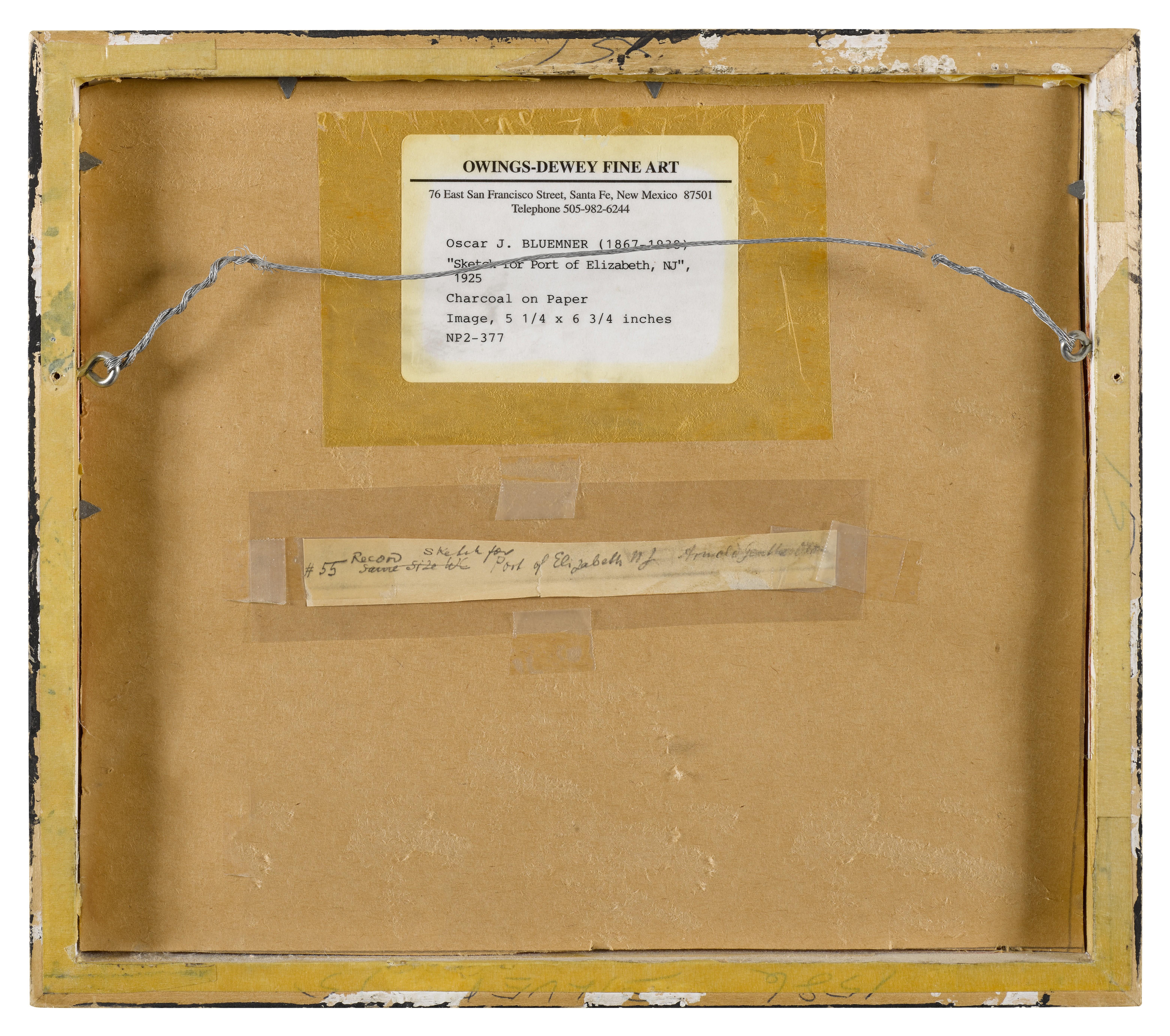 Oscar Bluemner - Sketch for \