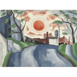 Oscar Bluemner - Sunset