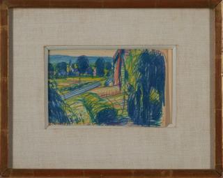 Oscar Bluemner - The Swamp Toward Orchard St. Bloomfield, N.J.