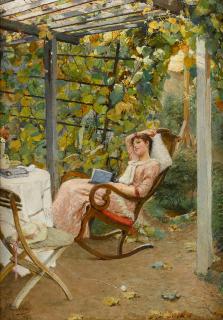 Oscar Bluhm - Under the pergola