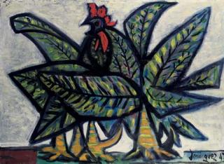 Óscar Domínguez - El gallo