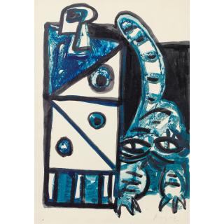 Óscar Domínguez - El Gato Azul