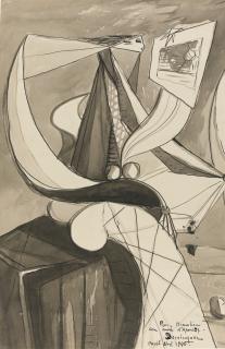 Oscar Dominguez - Femme