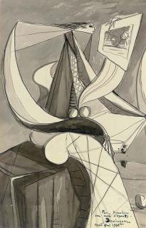 Oscar Dominguez - Femme