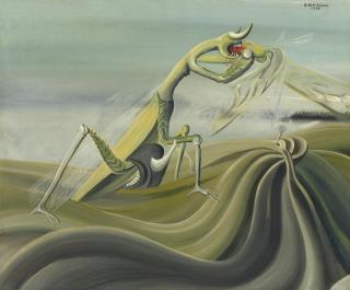 Óscar Domínguez - La mante religieuse