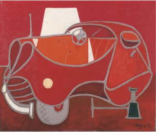 Óscar Domínguez - La voiturette au crie