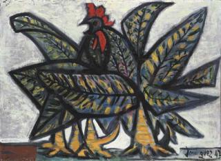 Oscar Dominguez - Le coq