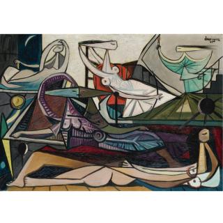 Óscar Domínguez - Les Odalisques 