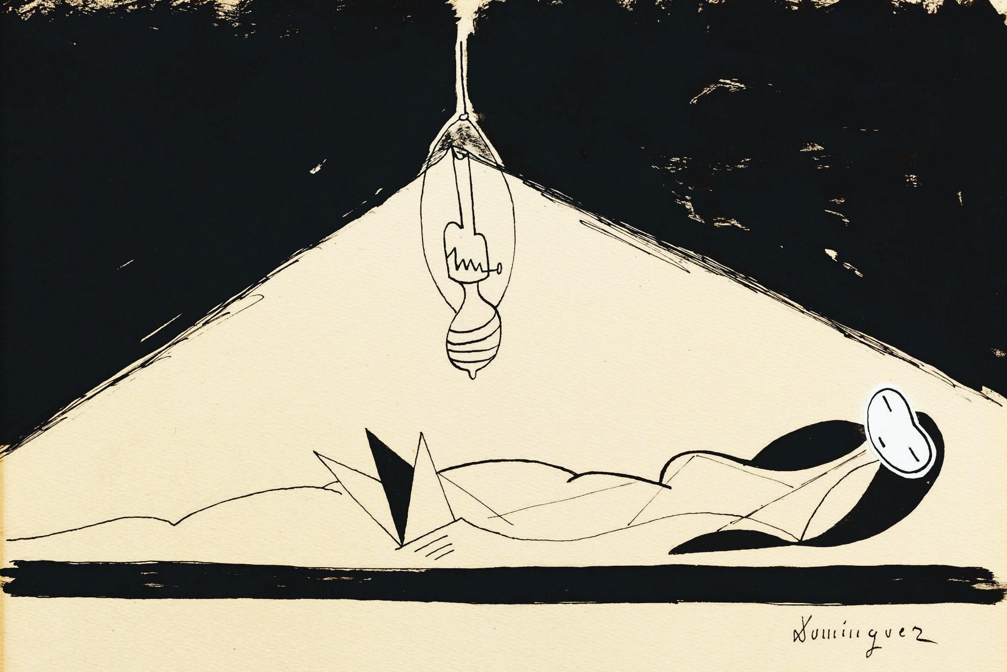 Oscar Dominguez - Nu couché