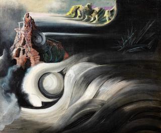 Oscar Domínguez - Paysage cosmique