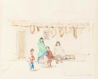 Oscar Edmund Berninghaus - \'Meat drying was much in evidence\'