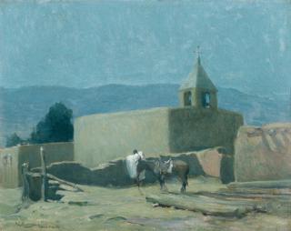 Oscar Edmund Berninghaus - Midnight, Taos