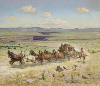 Oscar Edmund Berninghaus - Overland Mail