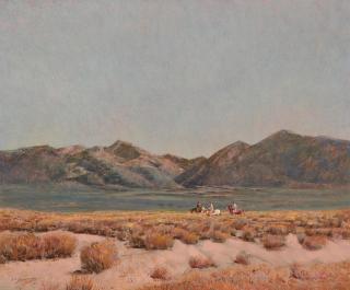 Oscar Edmund Berninghaus - Sagebrush in December (The Rabbit Hunt, Taos Valley)