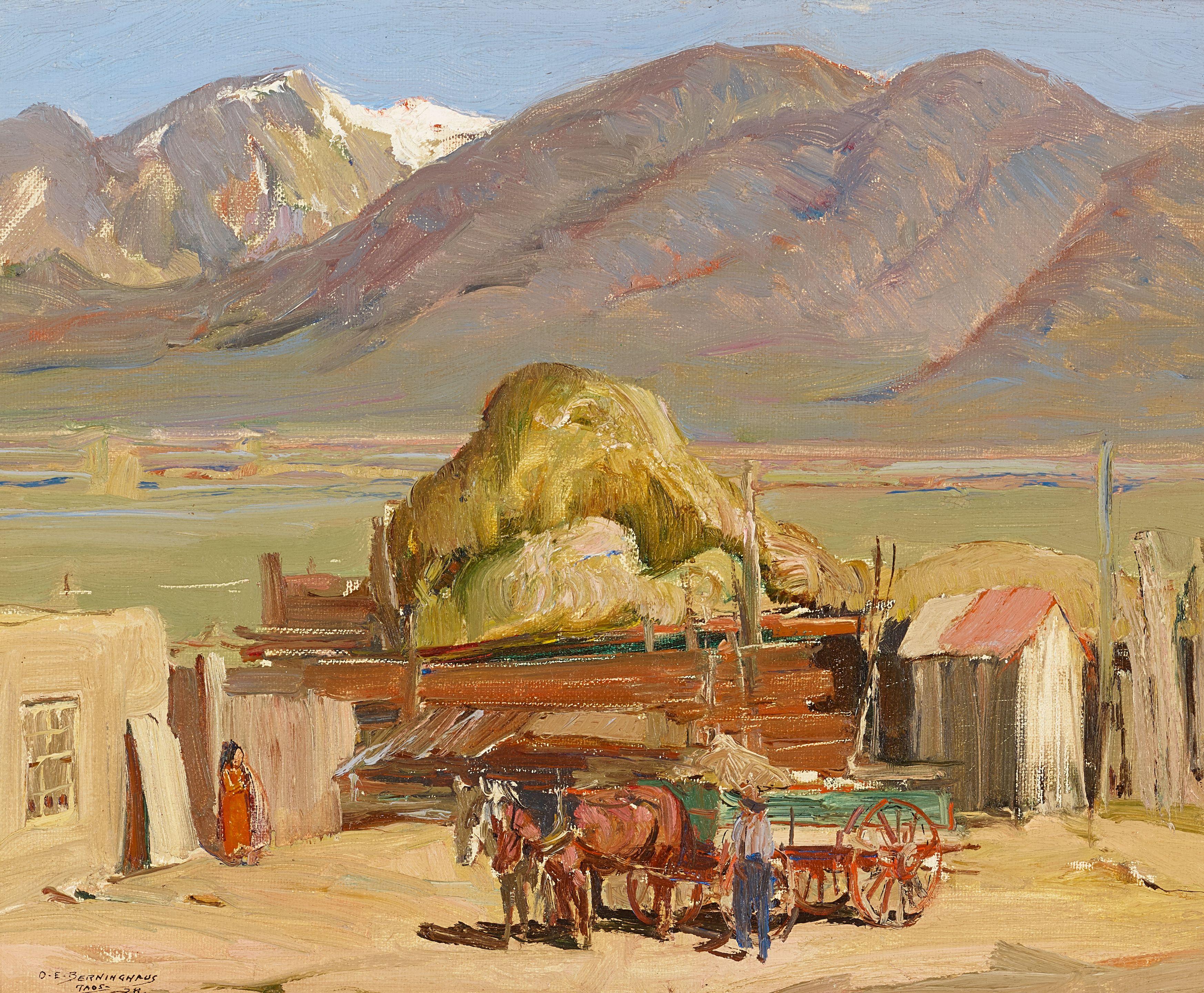 Oscar Edmund Berninghaus - Threshing Time