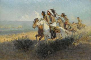 Oscar Edmund Berninghaus - Under Watchful Eyes