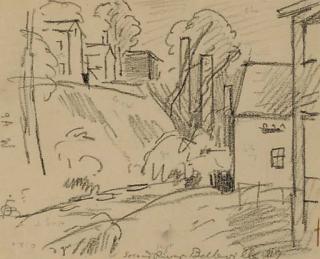 Oscar Florianus Bluemner - Second River Belleville; Also Two Other Views of Belleville