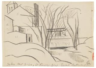 Oscar Florianus Bluemner - Soho (Toward Butter Mill)