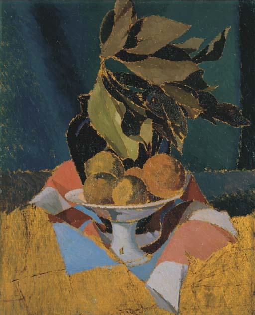 Oscar Ghiglia - Natura Morta Con Ramo di Magnolia