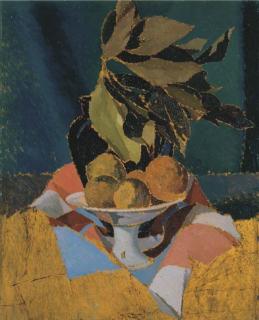 Oscar Ghiglia - Natura Morta Con Ramo di Magnolia