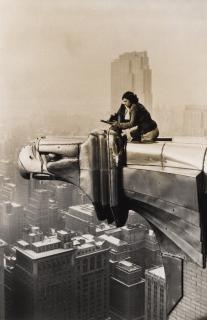 Oscar Graubner - Margaret Bourke-White atop the Chrysler Building