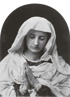 Oscar Gustave Rejlander - Young woman in prayer