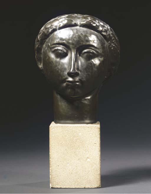 Oscar Jespers - Head of a woman